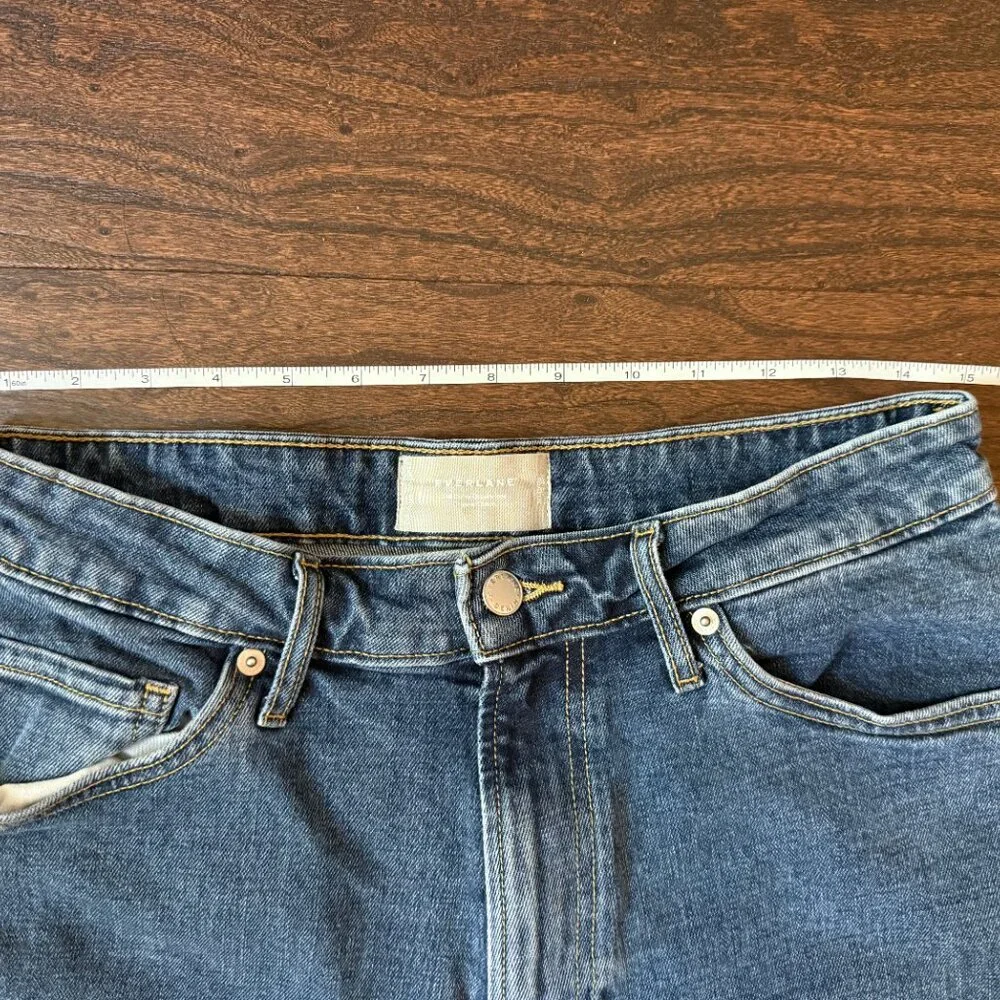 Everlane Curvy Cheeky Jean Organic Cotton, size 30 crop - Picture 3 of 6